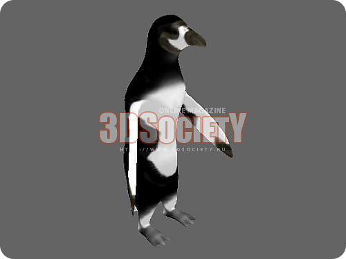 3D модель  Пингвин 