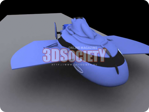 3D модель  Подводно спасательная лодка 