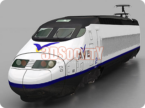 3D модель Поезд AVE