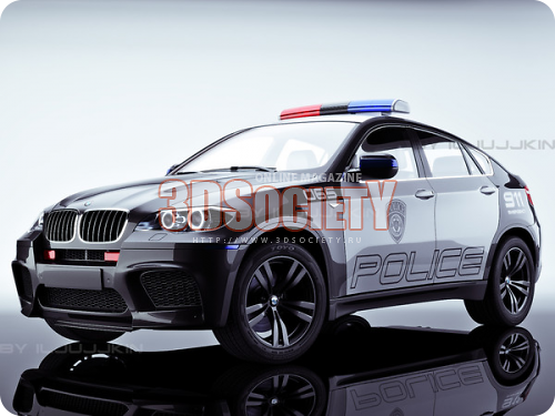 3D модель  police car 