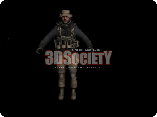 3D модель  price из CoD MW2 