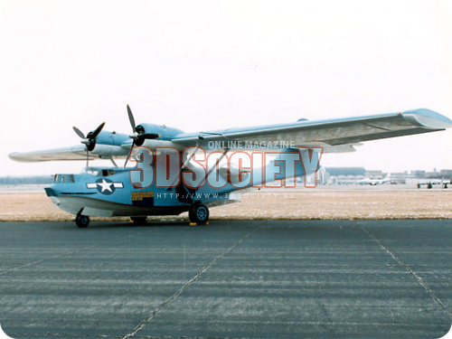 3D модель Самолет rby-5 Catalina