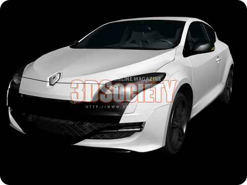 3D модель  Renault Megane 