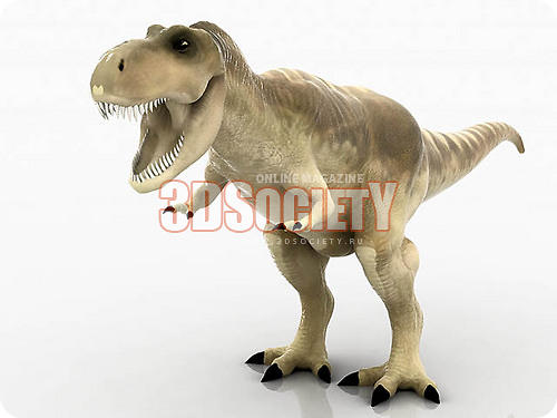 3D модель Rex Тираннозавр