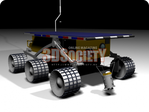 3D модель  Робот Лунаход 