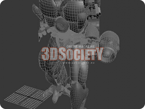3D модель Робот (скелет)