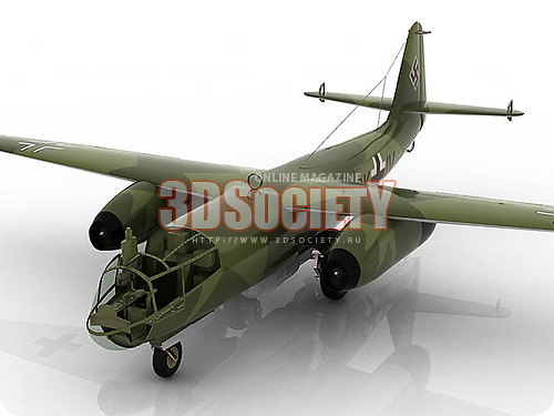 3D модель Самолет Ar 234 Blitz