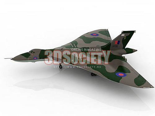 3D модель Самолет Avro Vulcan