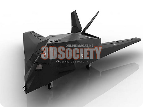 3D модель Самолет F-117A Стелс