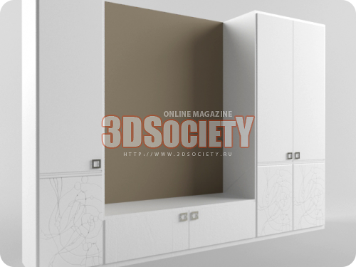 3D модель  Шкафы 