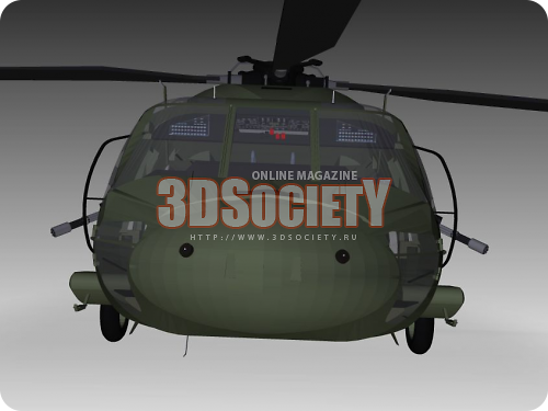 3D модель  Sikorsky UH-60 Black Hawk 