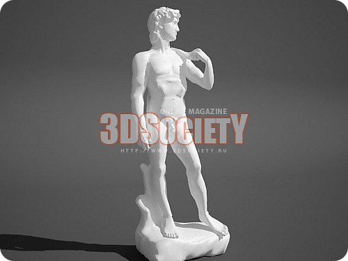 3D модель  Давид Микеланжело 