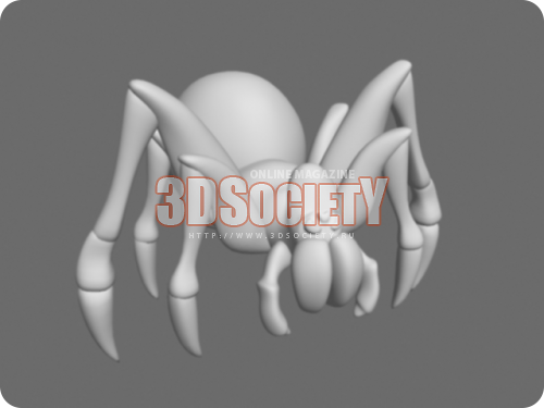 3D модель  spider 