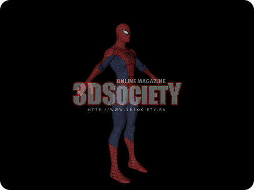 3D модель  spiderman 