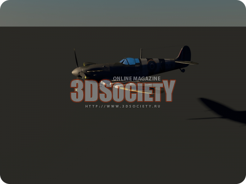3D модель  spitfire 