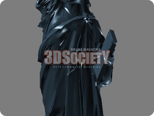 3D модель  Статуя свободы 
