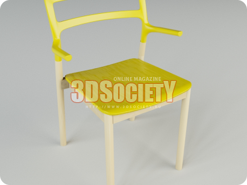 3D модель  стул Florinda Monica Förster  2011 