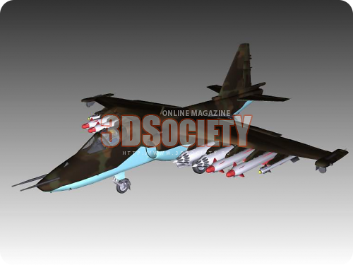 3D модель  Su25TM Frogfoot 