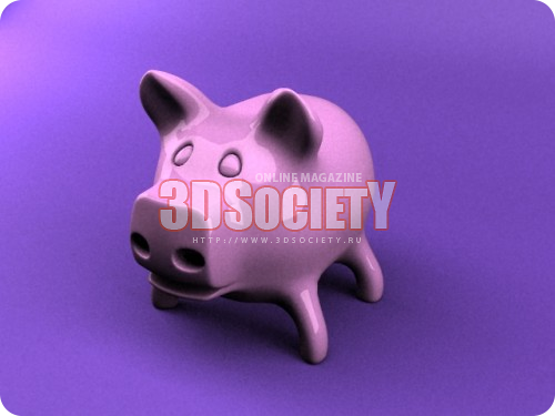 3D модель Свинка Бэбэ