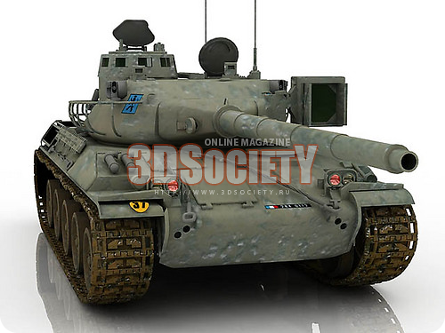 3D модель Танк AMX-30