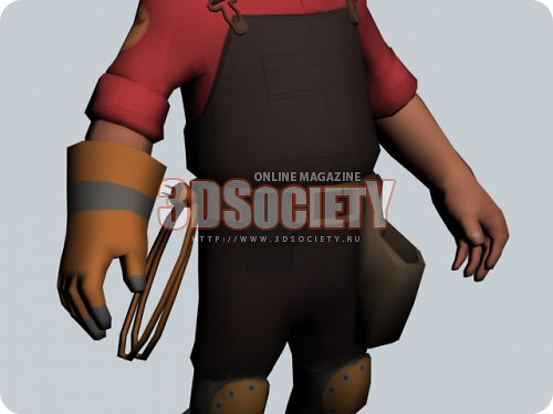 3D модель  team fortress 2 engineer 