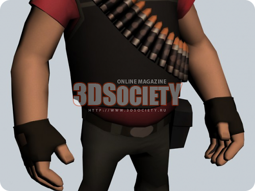 3D модель  team fortress 2 heavy 