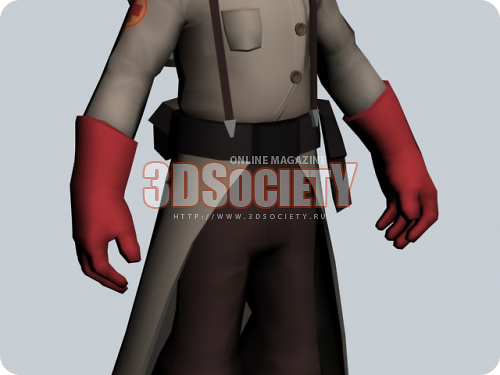 3D модель  Team Fortress 2 medic 