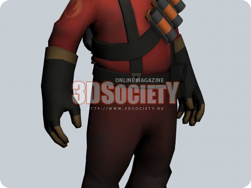 3D модель  team fortress 2 pyro 