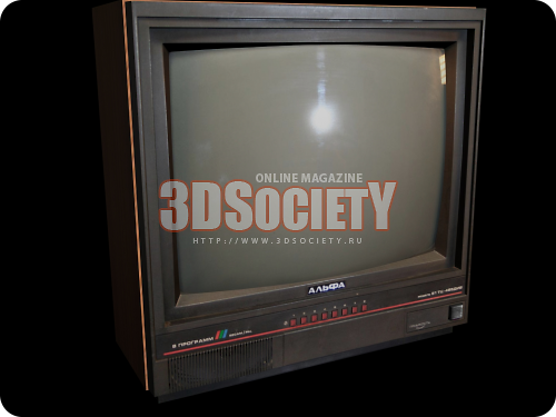 3D модель  Телевизор Альфа 51ТЦ-485ДИВ 