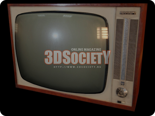 3D модель  Телевизор Электрон-2 1965г. 