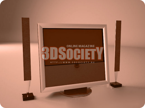 3D модель  Телевизор 