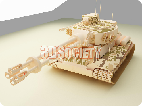 3D модель  Tiger II Hunter 