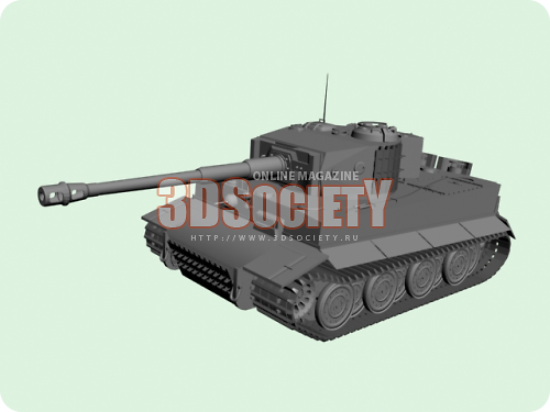 3D модель  Tigr_Ausf.E 