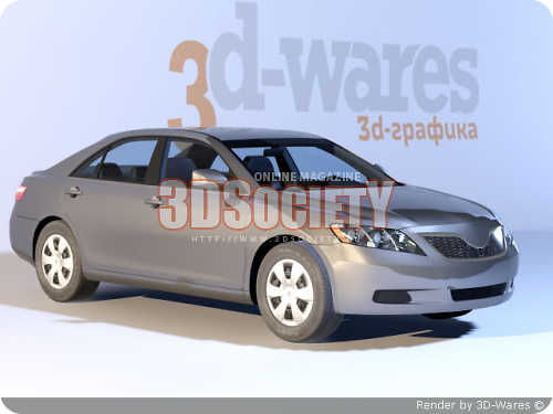 3D модель  toyota camry 