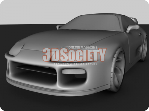 3D модель  toyota SUPRA 