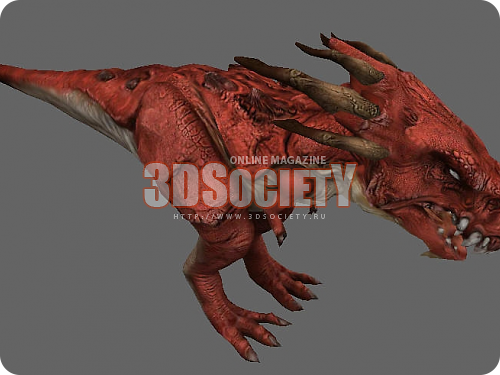 3D модель  trex 