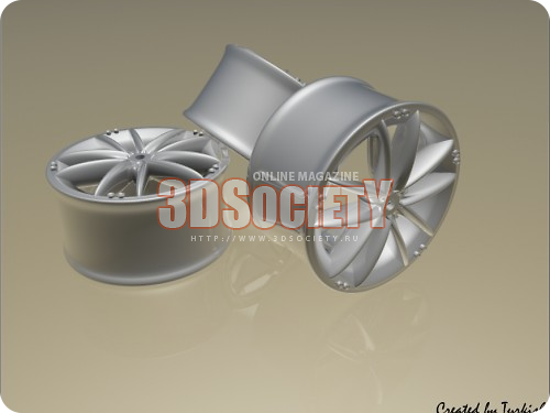 3D модель Unnamed wheel