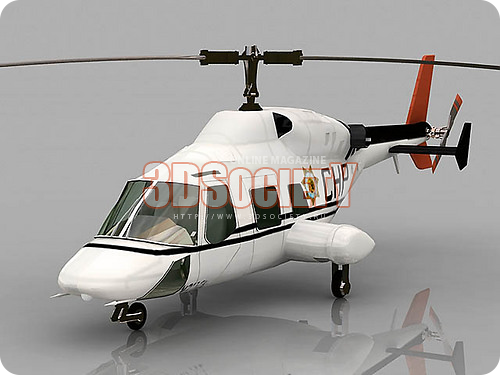 3D модель Вертолет Bell 222