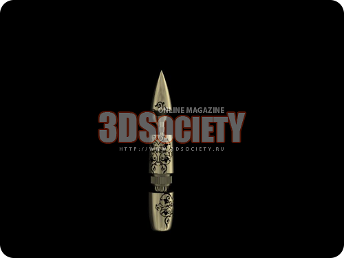 3D модель  Wanted bullet 