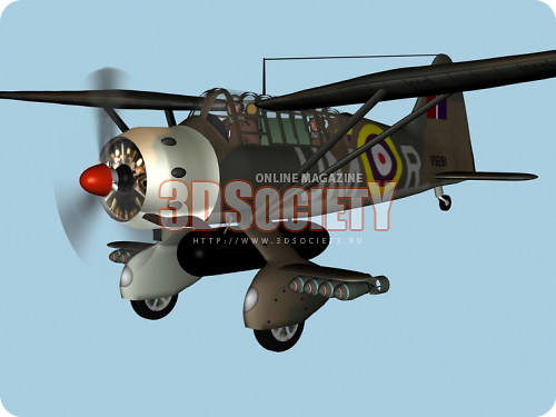 3D модель  Westland Lysander 