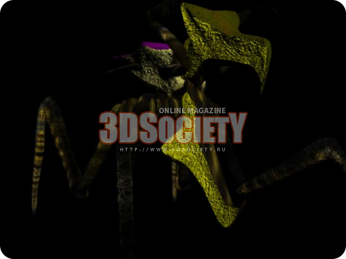 3D модель  жук из звездного десанта 