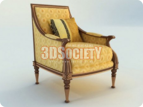3D модель Кресло Fratelli