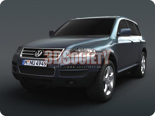 3D модель Volkswagen Touareg