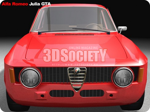 3D модель Alfa Romeo Julia GTA