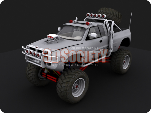 3D модель Dodge RAM Bigfoot