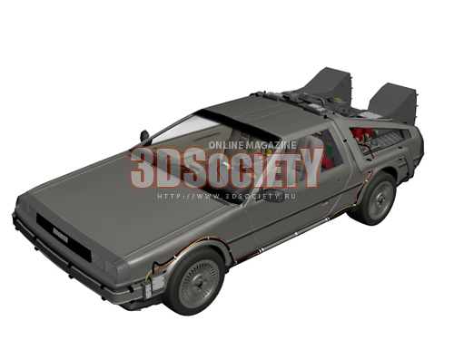 3D модель DeLorean