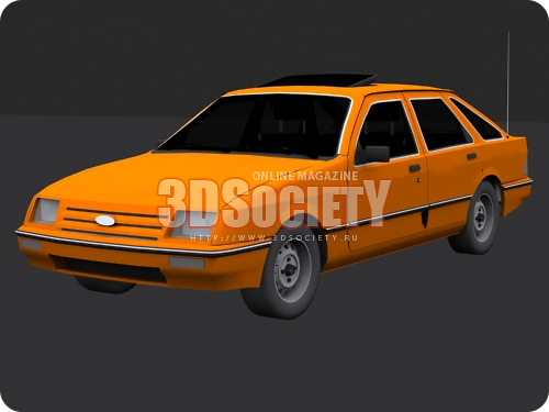 3D модель Ford Sierra 1980