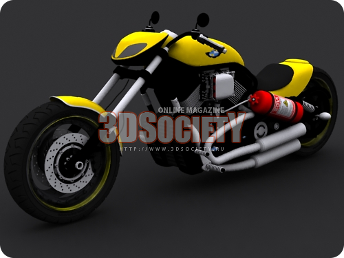 3D модель Harley Davidson Custom