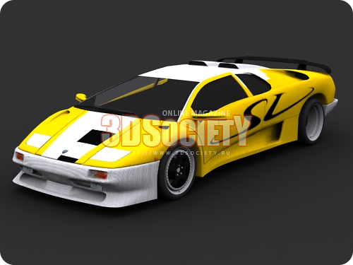 3D модель Lamborghini Diablo SV