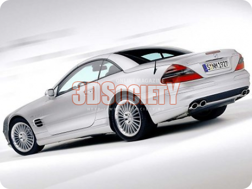 3D модель Mercedes SL 55